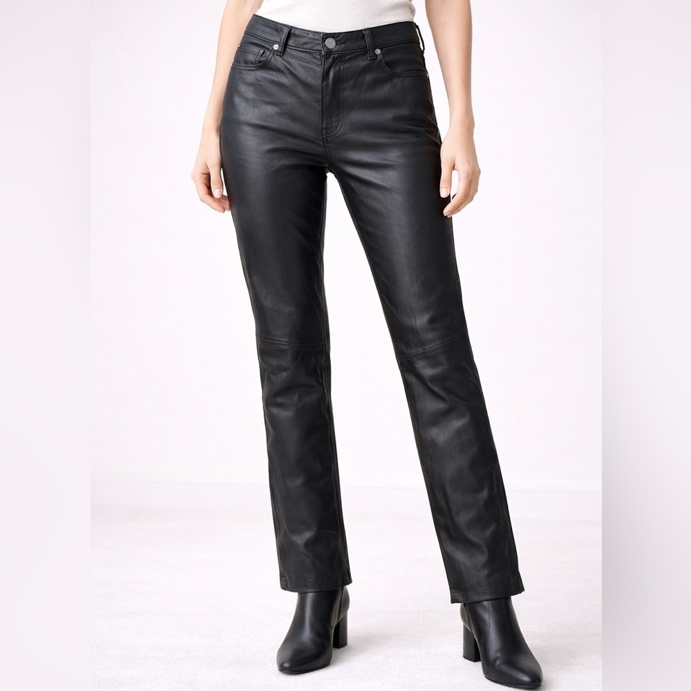 Marie Claire Genuine Leather Pants – Size 13
